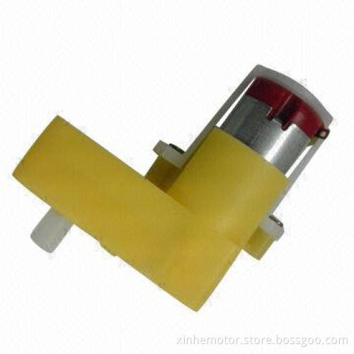 Robot plastic gear motor, 4.5V DC, 110rpm, 2.5kg-cm, without clutch